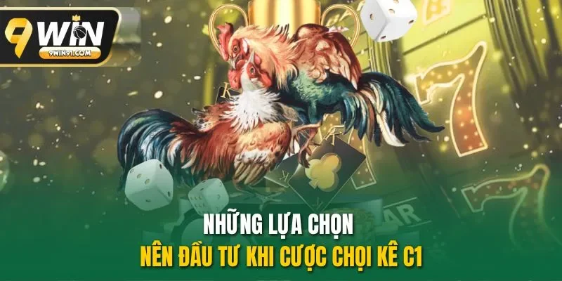Những lựa chọn nên đầu tư khi cược chọi kê C1